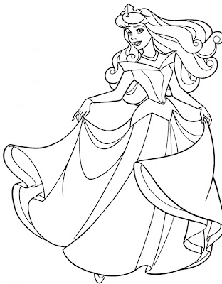 Belle Coloring Pages on Sleeping Beauty Coloring Pages For Kids