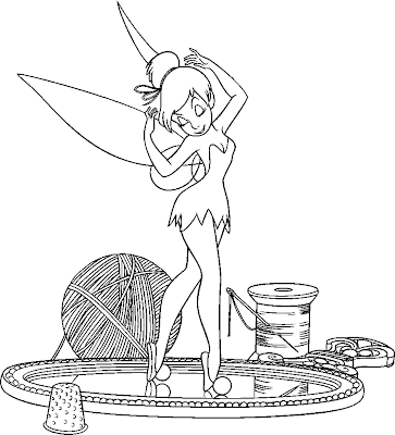 Fairy Coloring Pages on Fairy Coloring Pages Brings You Many Very Very Cute Tinkerbell Fairies