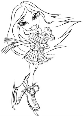 Bratz Coloring Pages on Bratz On Ice Coloring Pages Forbidden