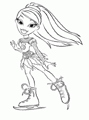 Printable Coloring Sheets on Bratz Coloring Pages  Bratz Coloring Pages