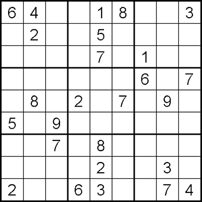 PRINTABLE SUDOKU