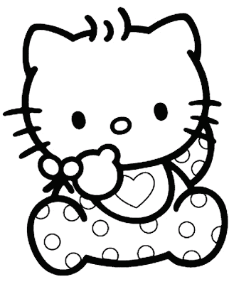  Kitty Coloring Sheets on Hello Kitty Coloring Pages