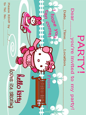 free hello kitty printable birthday invitation - home. life skills printable 