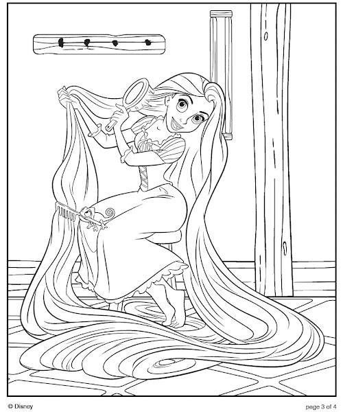 Rapunzel Coloring Book