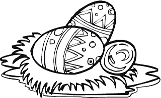 EASTER COLOURING: EASTER EGG COLOURING IN