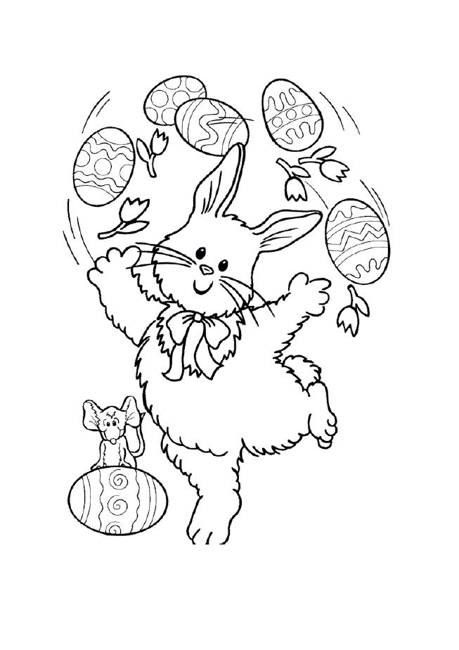 coloring pages for kids easter. easter bunny coloring pages