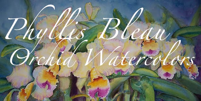 Phyllis Bleau Orchid Watercolors