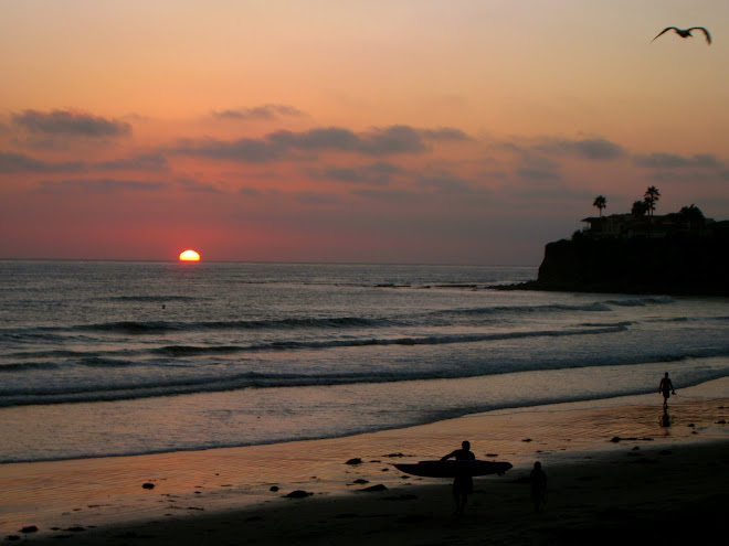 First SD sunset after Peru