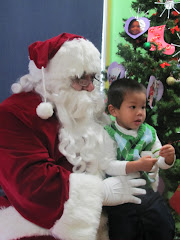 Alexadre at Daycare with Santa Clause