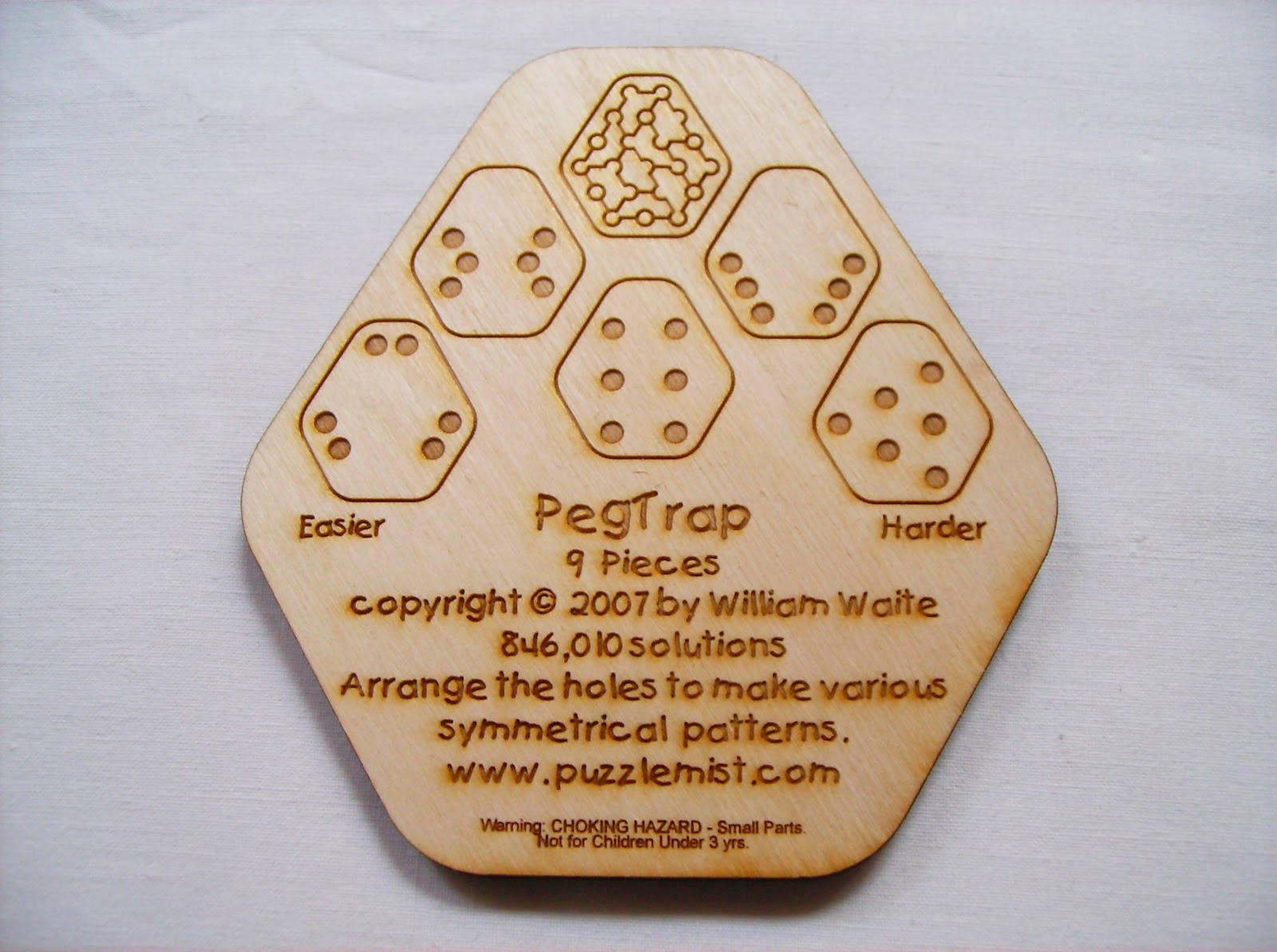 Gabriel Fernandes' Puzzle Collection Optimal Tumble & Peg Trap by