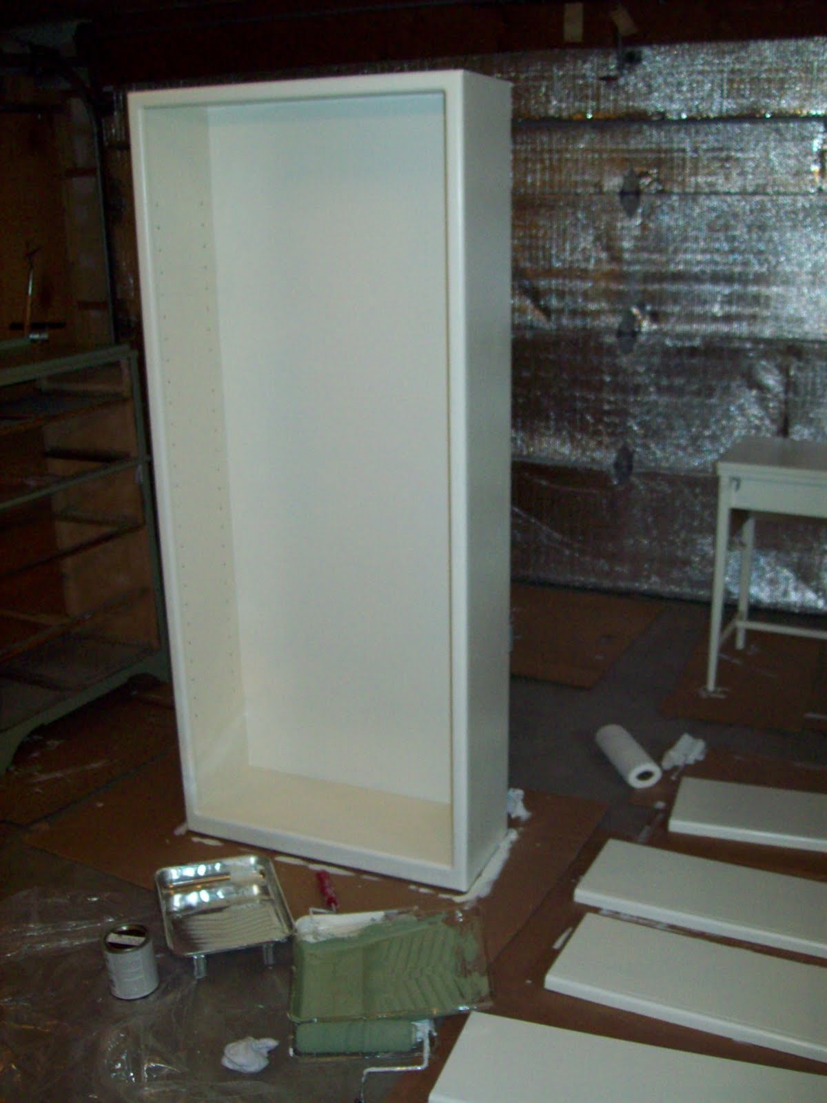 Running With Scissors Bookcase Makeover Glazing