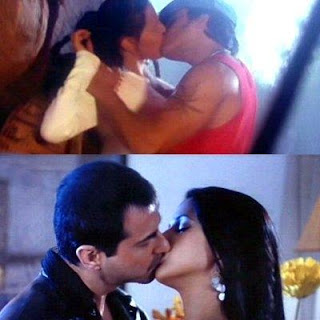 Neha+dhupia+kiss