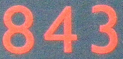 Telephone area code 843 covers