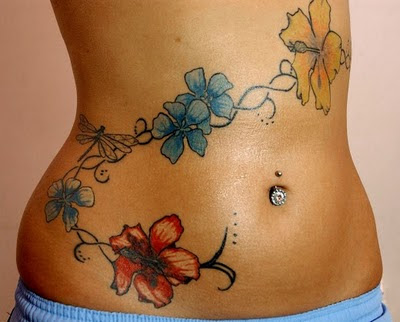 tattoos on stomach for women. Stylish Women Stomach Tattoos