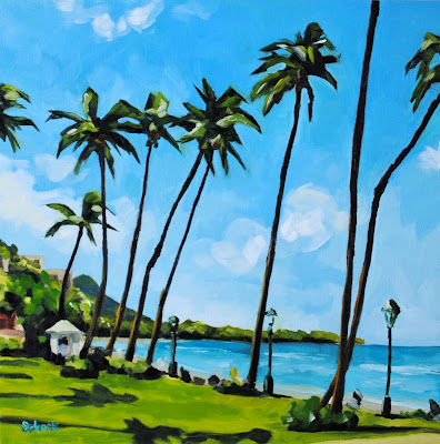 hawaii oil painting