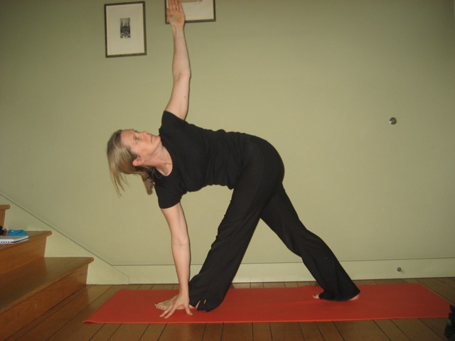 Twisting Triangle Pose