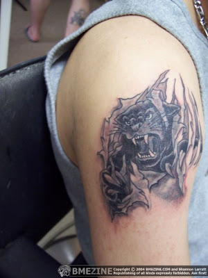 Line Tiger / Tiger Lion Panther Tattoo Designs / Free Tattoo Designs,