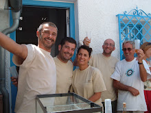 park staff at wine tasting