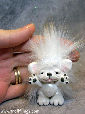 polymer clay troll