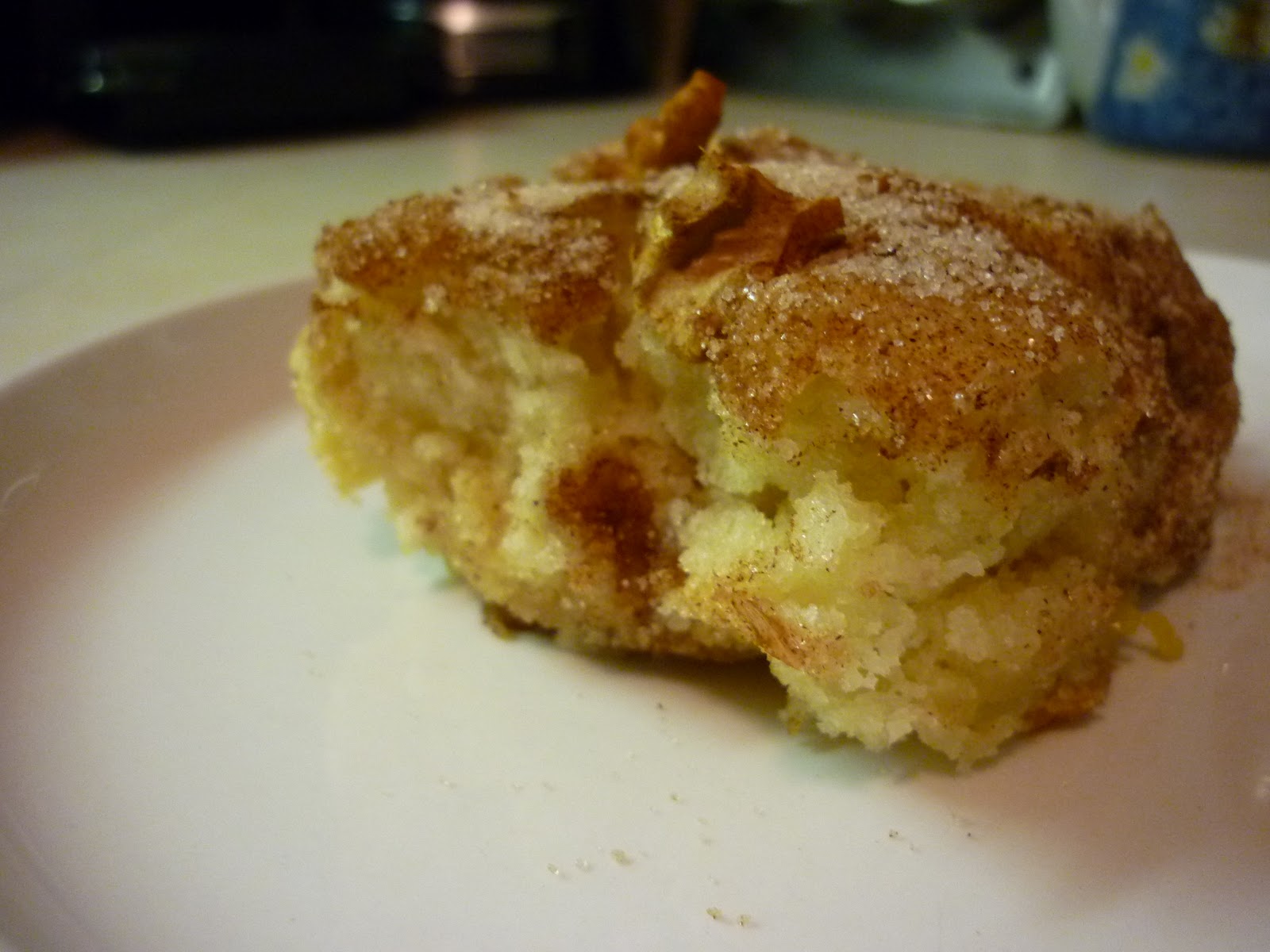 Veganess Eats Peach Coffee Cake