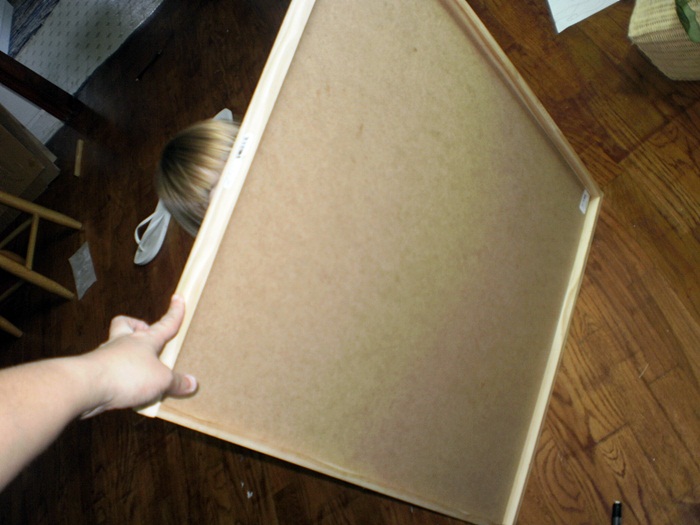 ...mesmerized by the sirens. DIY cradled masonite boards