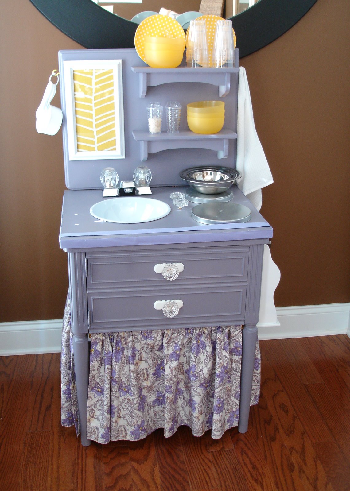 Play Kitchen Made From a Nightstand?? Design Dazzle