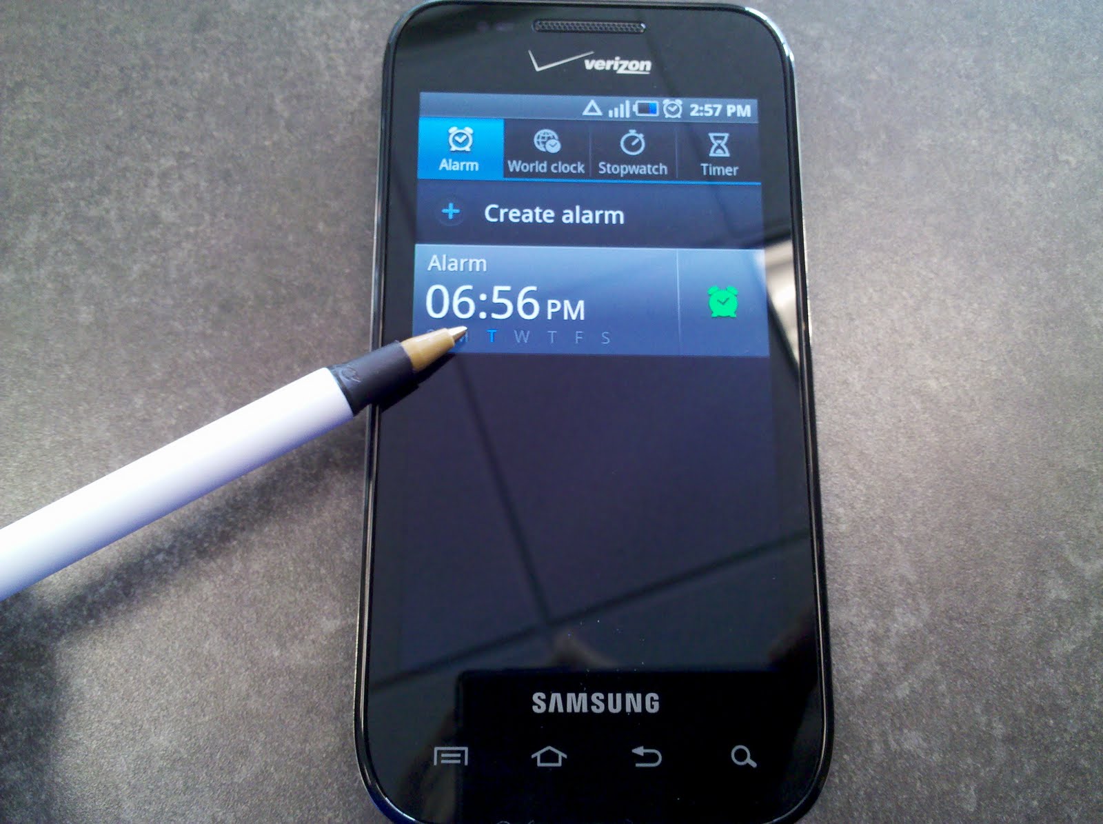 Android Answers How to Set/ Unset Alarm on Samsung Fascinate