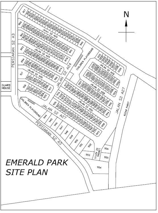 Emerald Park Seremban 2 Site Plan