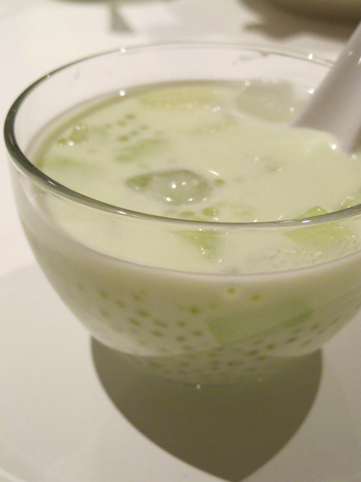 Honeydew sago dessert ice cream