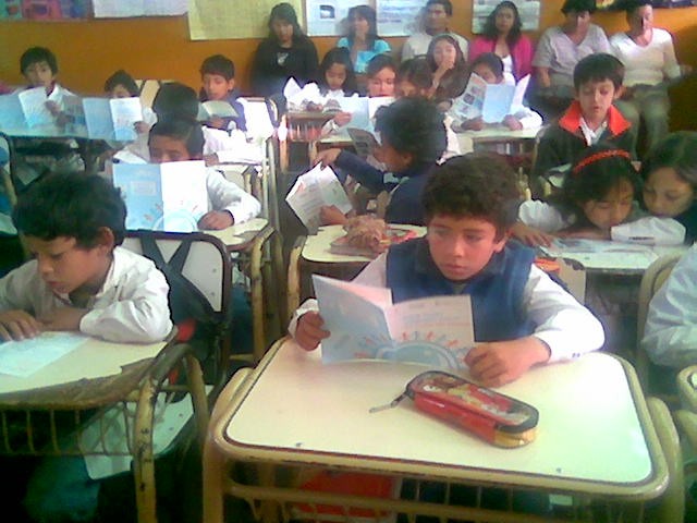 Visitando escuelas - 2008