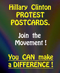 Order Hillary Clinton Protest Postcards.