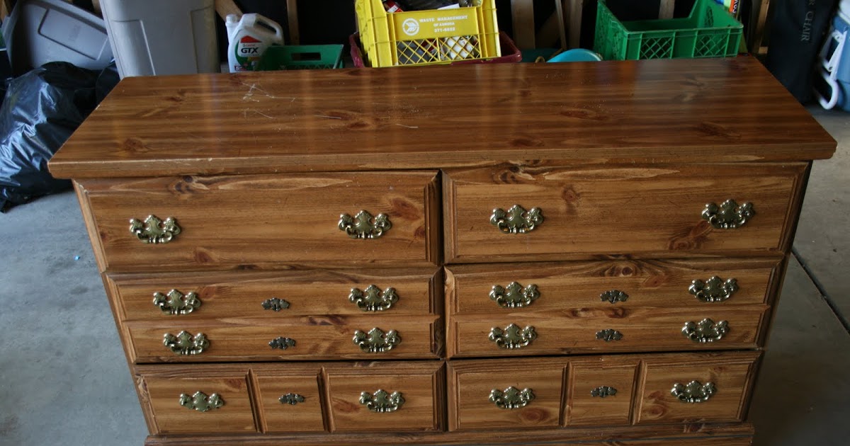 The Domestic Notebook 80's Dresser Redo