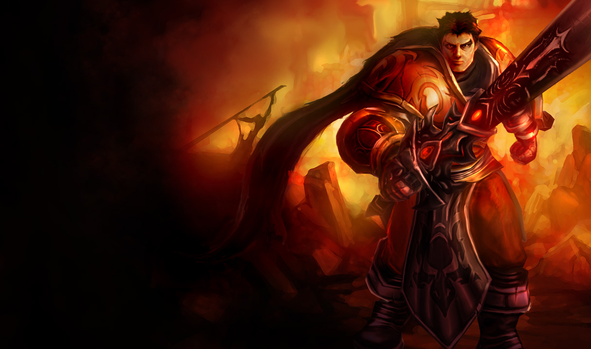League of Legends Wallpaper: Garen - The Might of Demacia