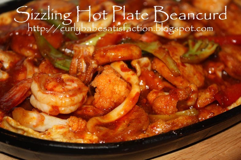 Curlybabe's Satisfaction Sizzling Hot Plate Beancurd