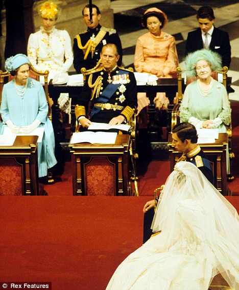 Image of princess anne the royal wedding 1981