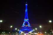 In Love With the Eiffel Tower? It's Okay, I Might Be, Too. (blueeiffeltower)