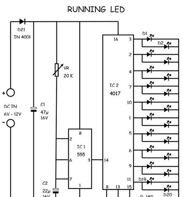 Cara Membuat Running LED Lengkap Dengan Bahannya