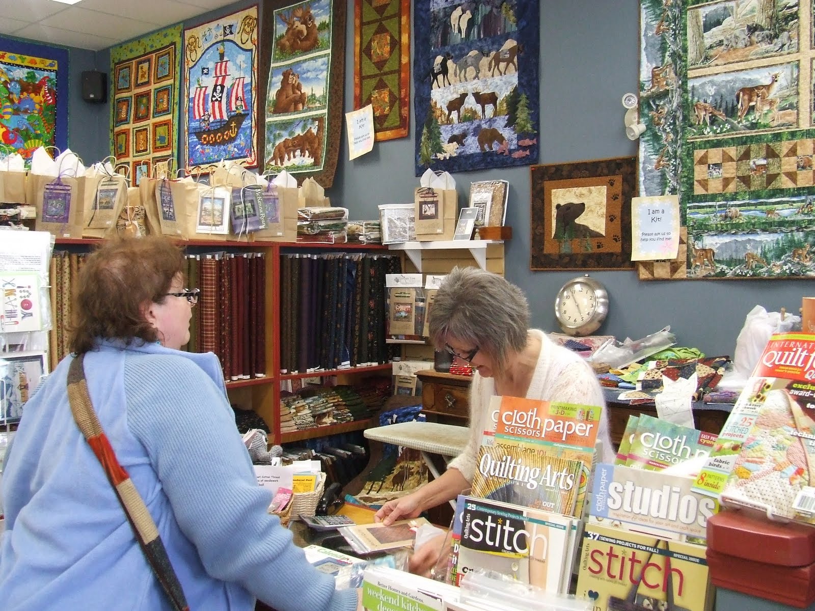 Quiltmom's Journey Jasper, Quilt shops and Summer's end...