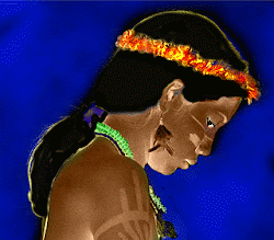 Mujer indígena, hija de la Madre Tierra y del Padre Sol.