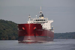Cargo Ship on the Hudson