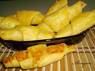 recipes - salty croissants with potatoes