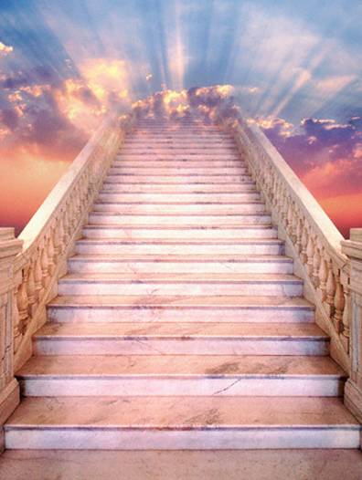 Le Ciel : un lieu beaucoup plus exaltant que vous pouvez l'imaginer - Page 9 Jacob's+ladder+or+stairs+to+heaven