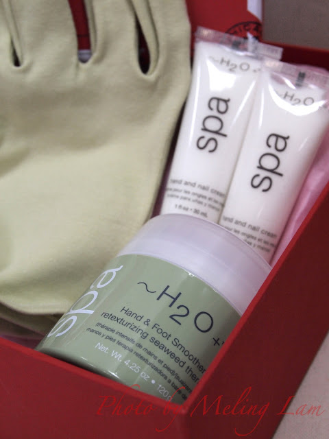 h2o plus hand cream set glove christmas gift