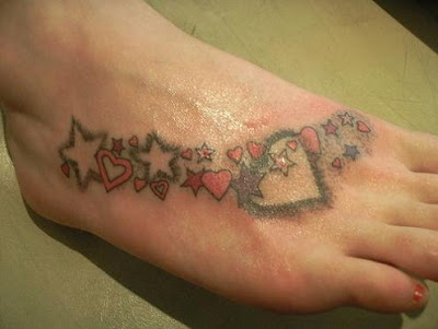 stars tattoos for girls on foot. Foot Star Tattoo