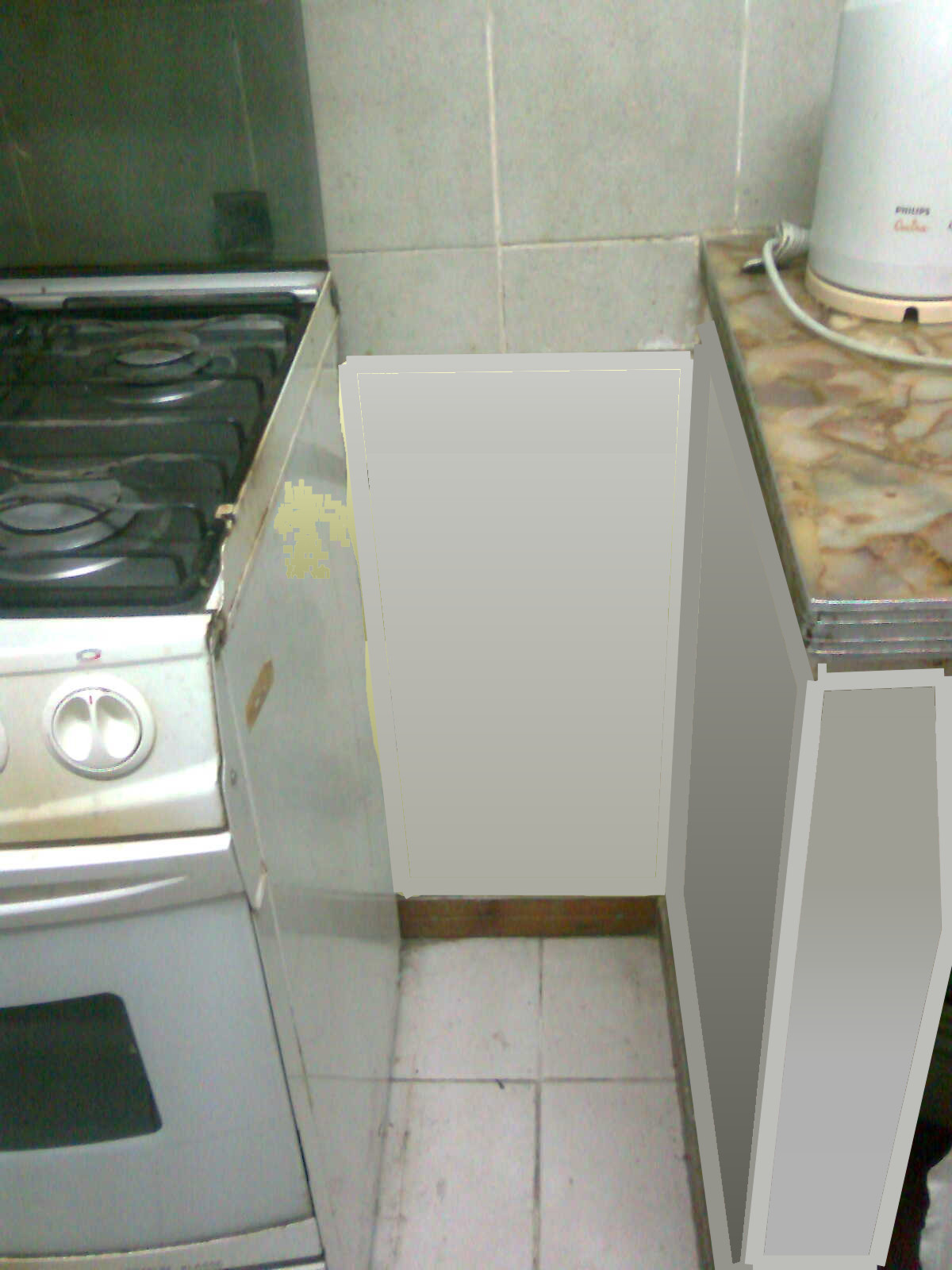 Mueble con 3 cajones grandes, realizado en madera y melamina Mueble con 3 cajones grandes, realizado en madera y melamina