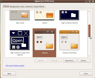 el nuevo tema de Ubuntu 9.10