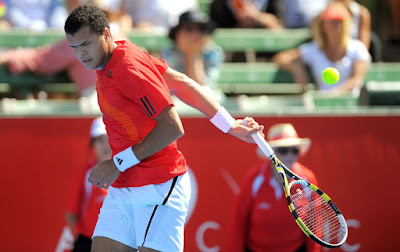 Black Tennis Pro's Jo-Wilfried Tsonga vs. Robin Soderling AAMI Classic Kooyong