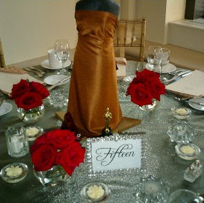 red carpet centerpieces