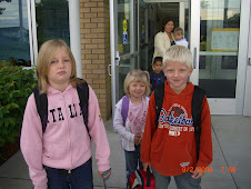 Kailin, Kaleb, and Kennedy at Ash Creek Elementary School