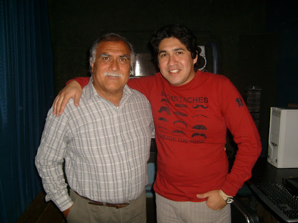 Con JOSE HERRERA grabando "Chacarera de los Jumes"